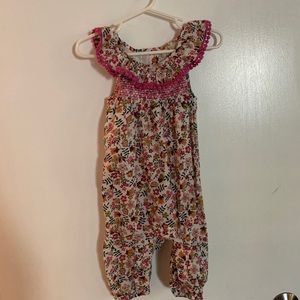 Floral baby girls romper 6-12m peek collection